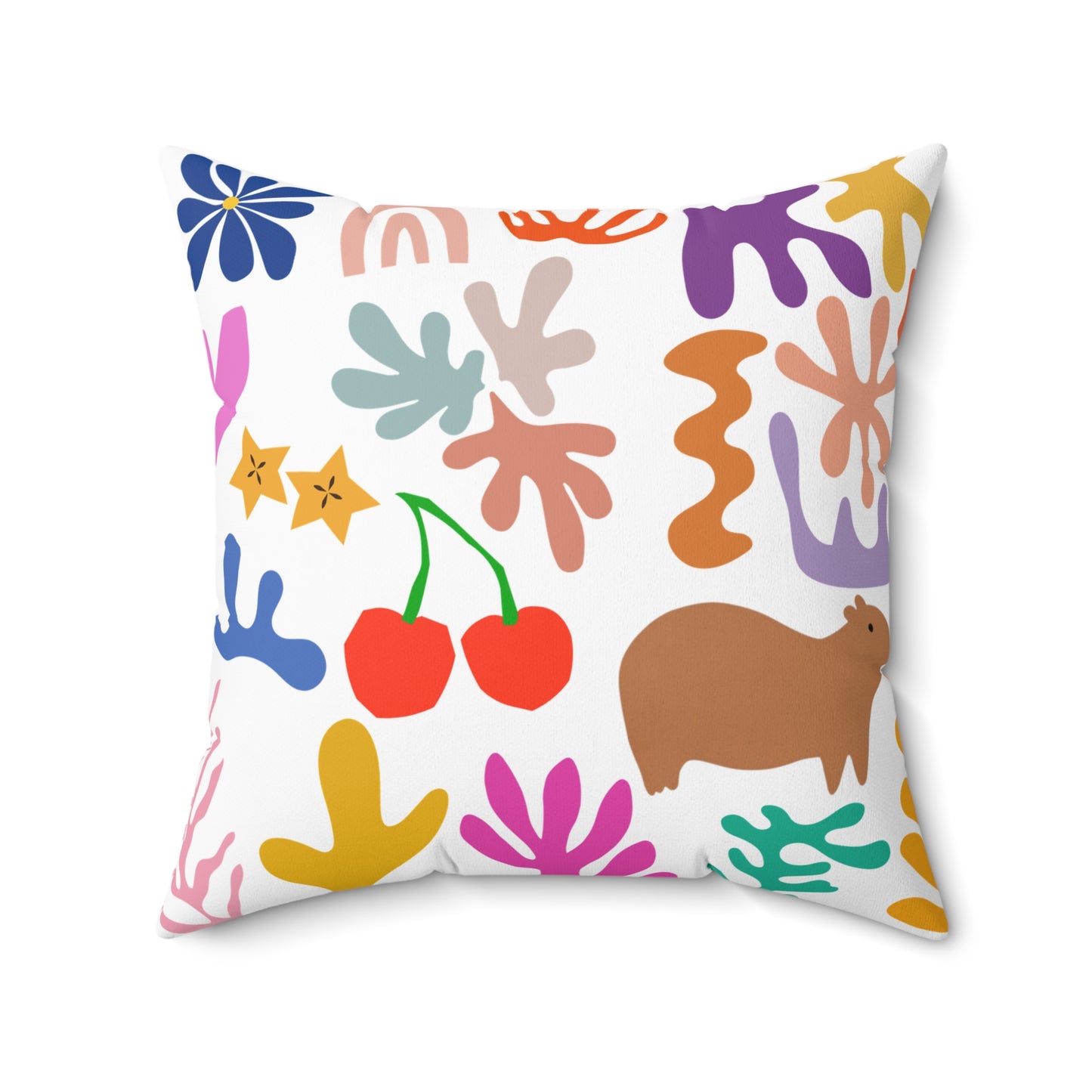 Matisse Capybara Square Pillow