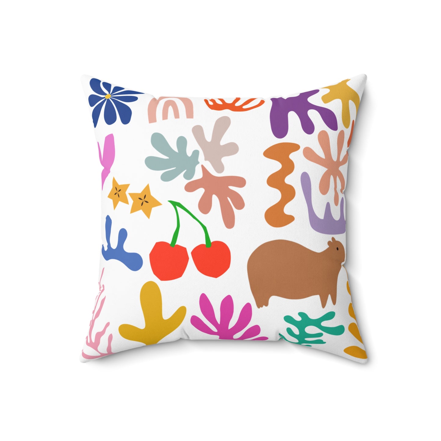 Matisse Capybara Square Pillow