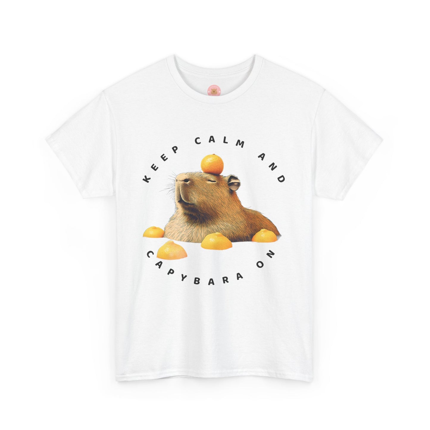 Keep Calm and Capybara On Unisex T-Shirt