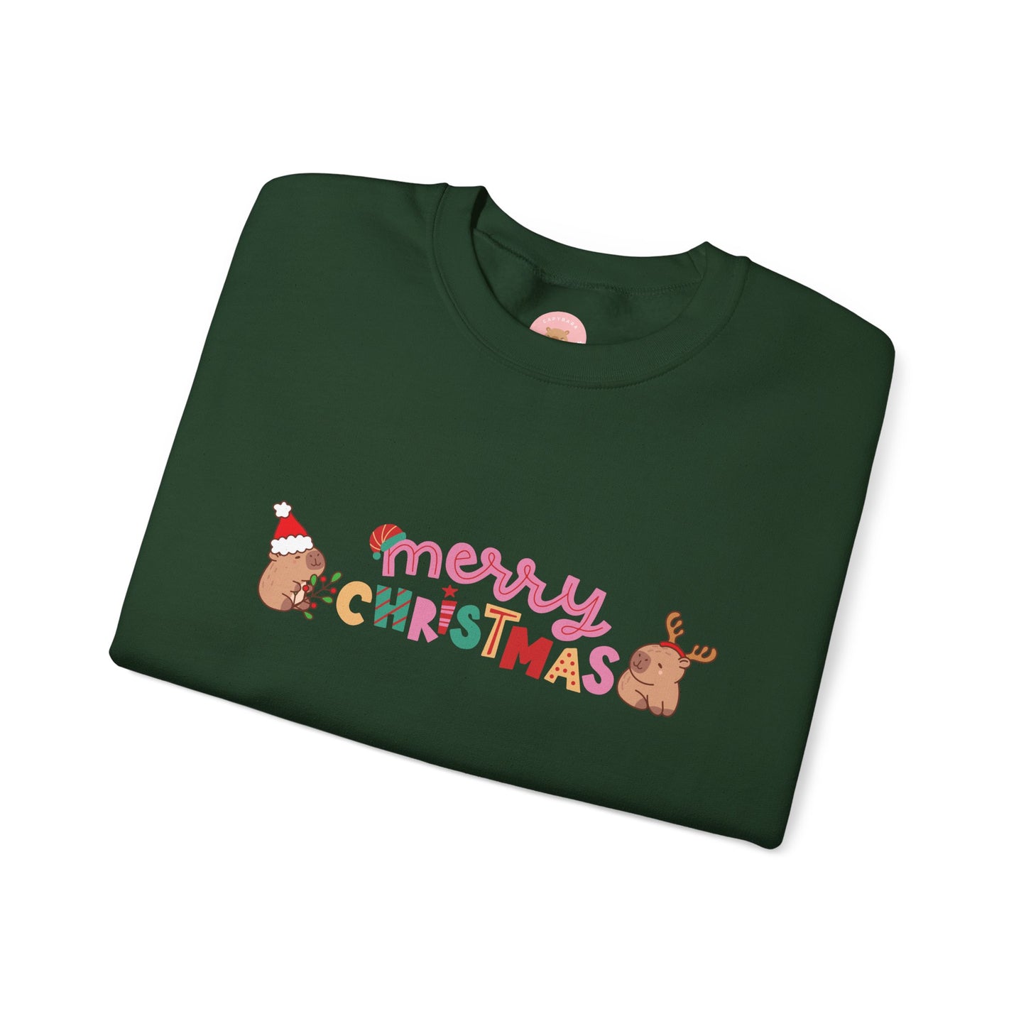 Merry Christmas Capybara Sweatshirt