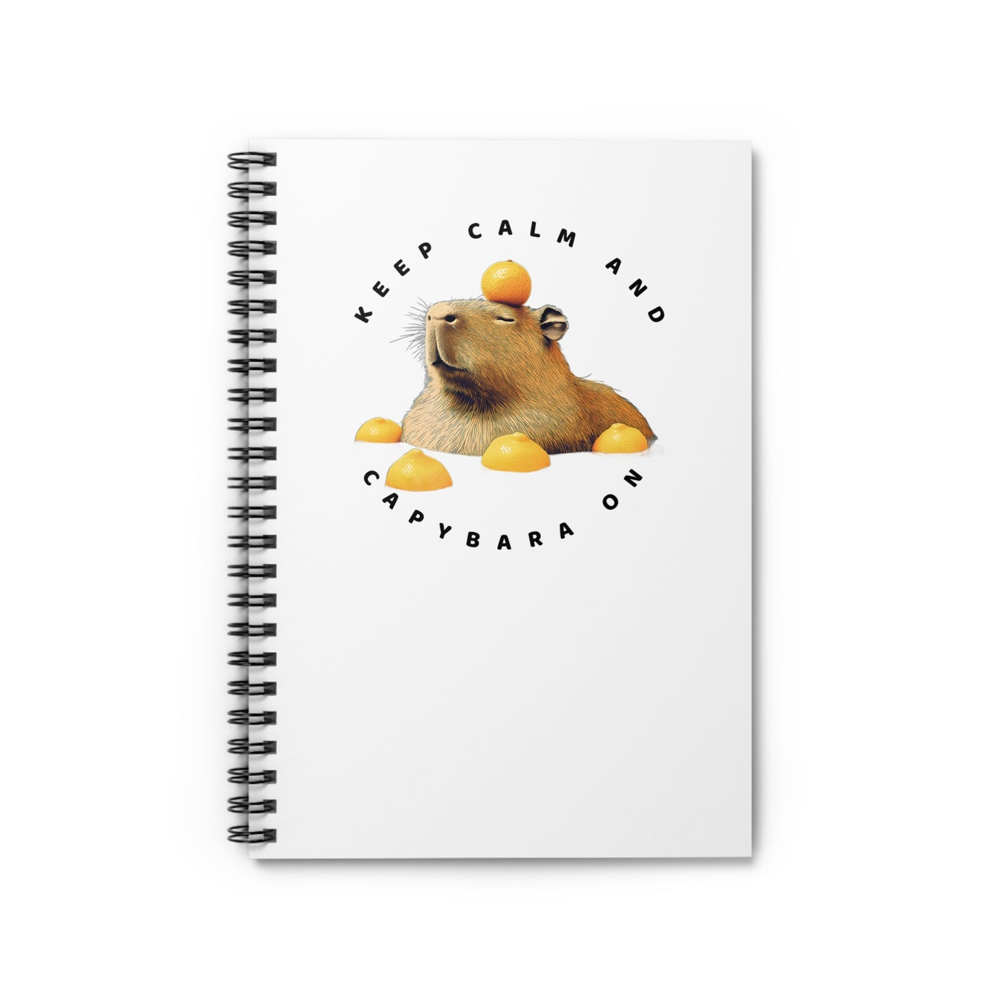 Keep Calm and Capybara On Notebook