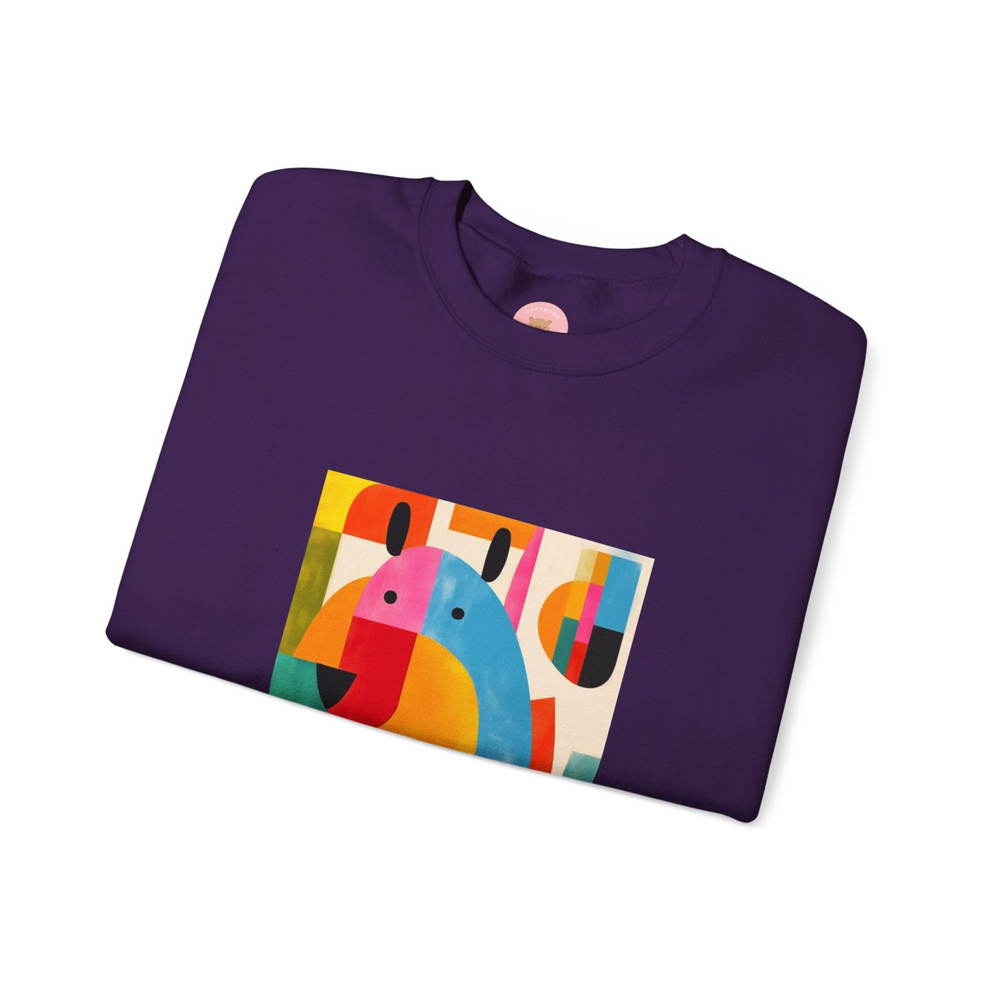 Capybara Christmas Sweatshirt – Funny Surreal Holiday Sweater – Capy Miro Christmas Gift Idea