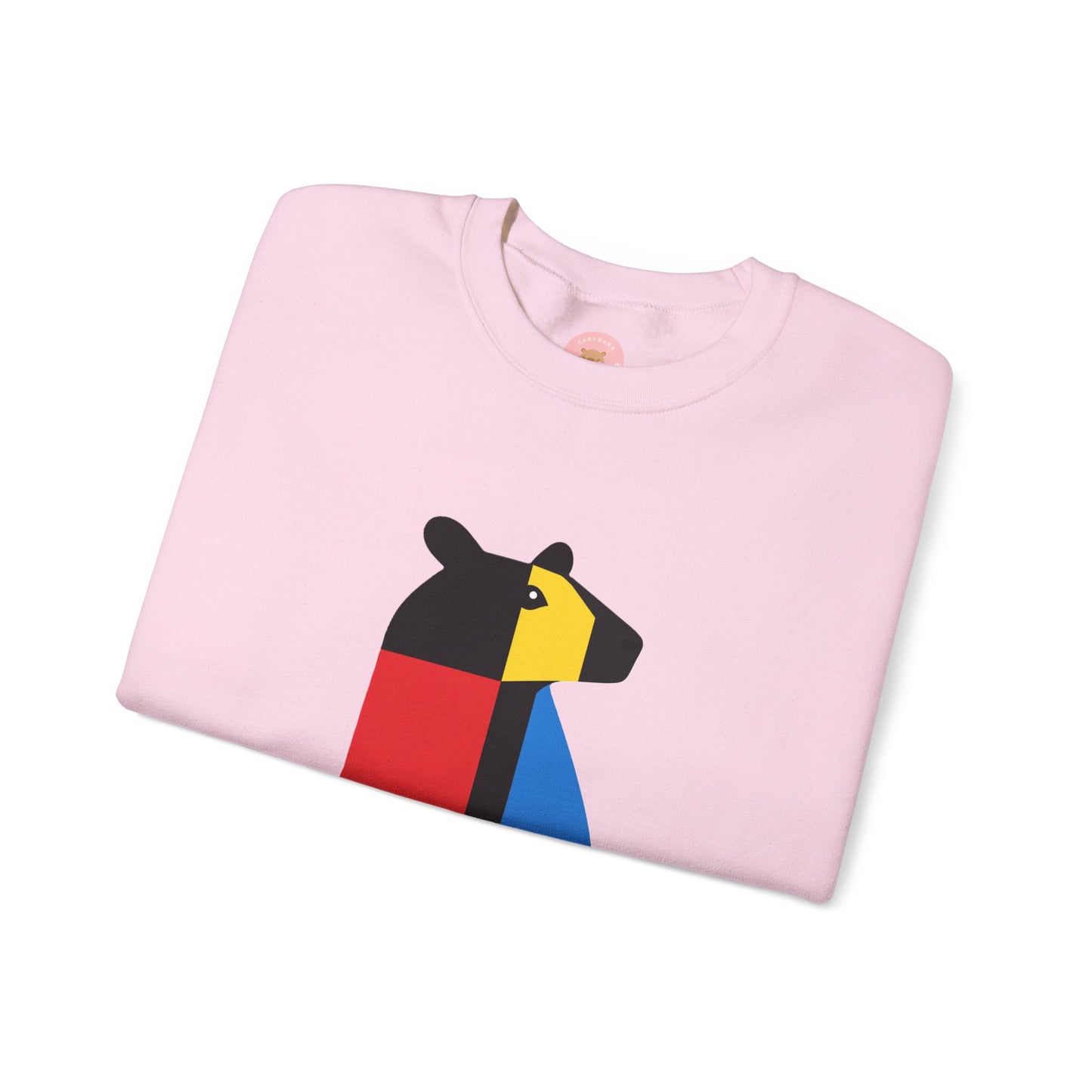CAPY the Mondrian - Piet Mondrian Inspired Capybara Sweatshirt