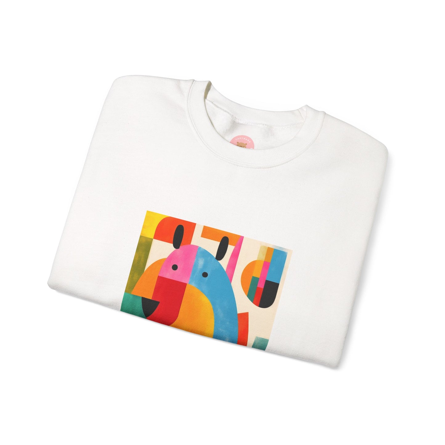 Capybara Christmas Sweatshirt – Funny Surreal Holiday Sweater – Capy Miro Christmas Gift Idea