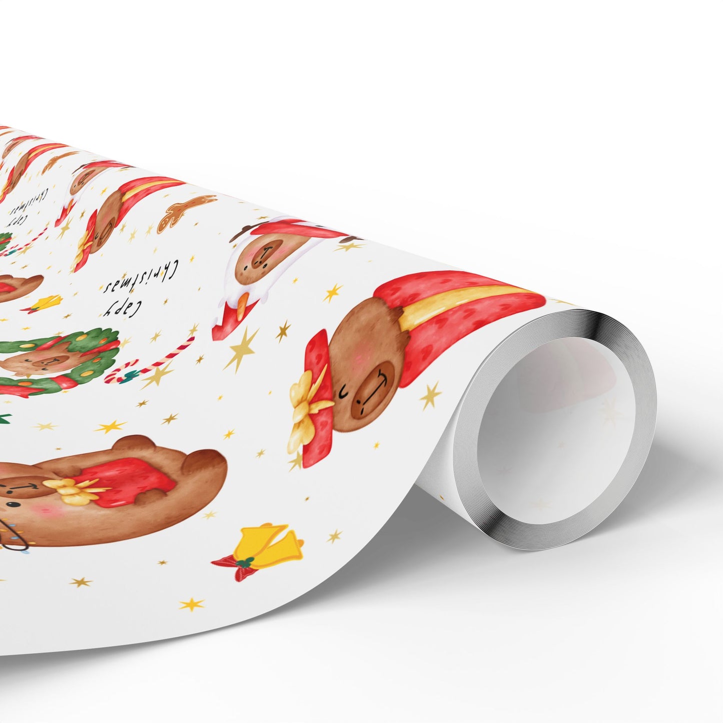 Capybara Christmas Wrapping Paper, Chirstmas Season Wrap, Cute Gift Wrap for Capybara Lovers, Winter Decorating, Party Supplies, Merry Christmas