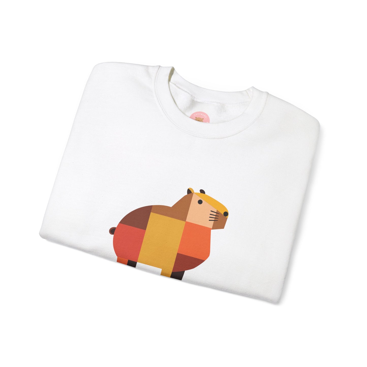 Capy de Cubisme - Cubisme Style Capybara Sweatshirt