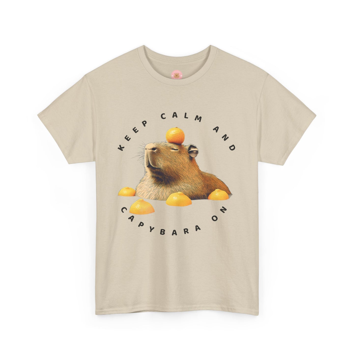 Keep Calm and Capybara On Unisex T-Shirt