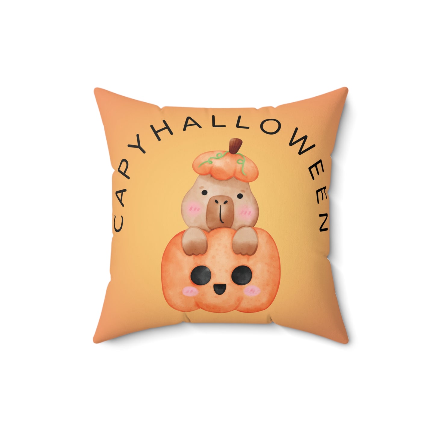 Capy Halloween Pillow, Stylish Decorative Cushion, Cozy Living Room Throw Pillow, Cute Cuddle Cushion, Whimsical Eye-catching Cushion