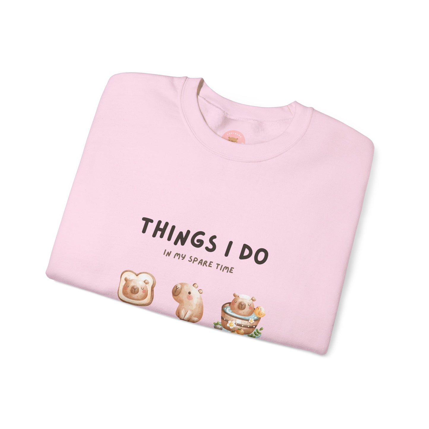 Things I do in my spare time Capybara Sweatshirt