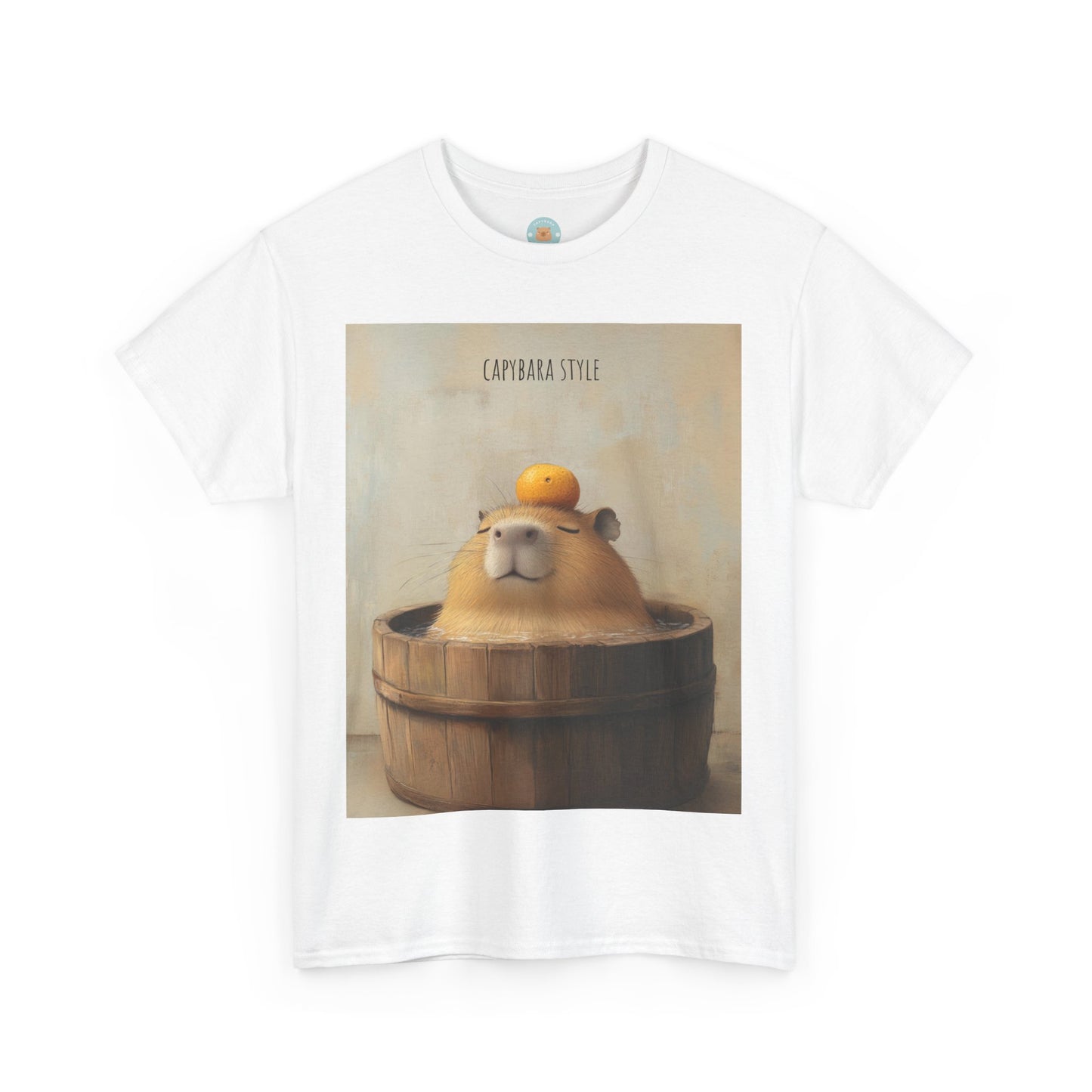Capybara in the bath - Unisex Tee