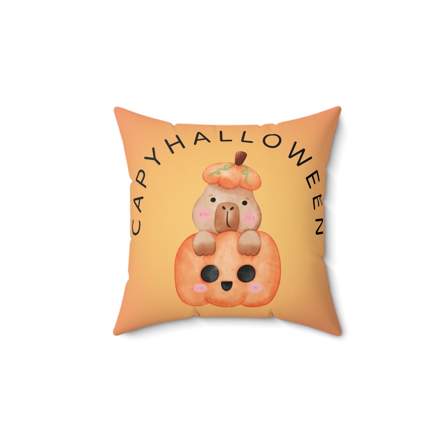 Capy Halloween Pillow, Stylish Decorative Cushion, Cozy Living Room Throw Pillow, Cute Cuddle Cushion, Whimsical Eye-catching Cushion
