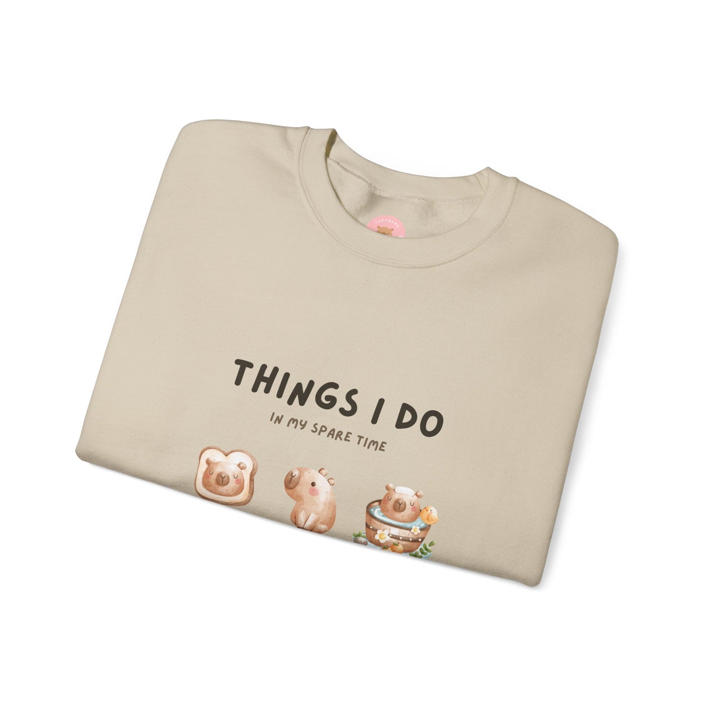 Things I do in my spare time Capybara Sweatshirt
