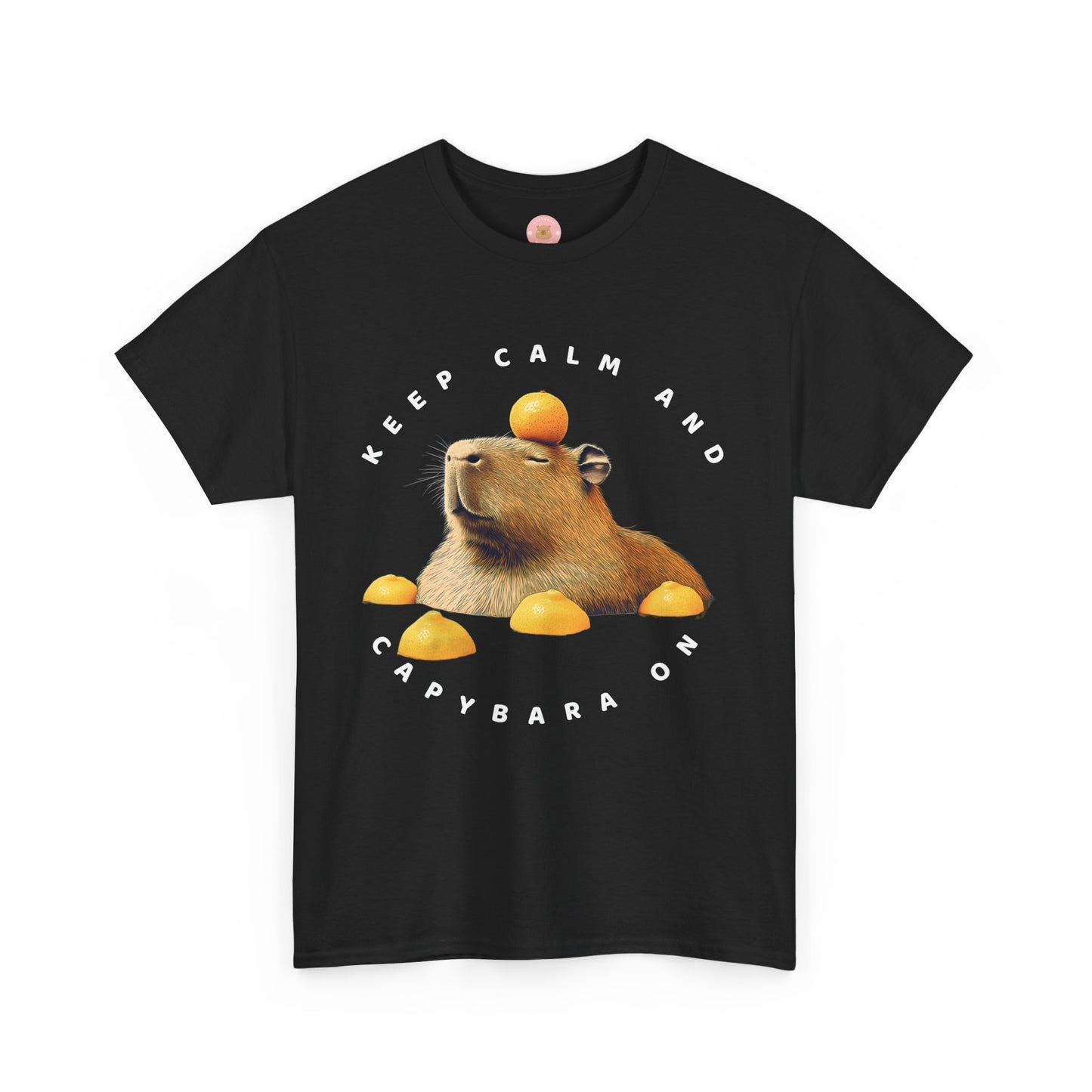 Keep Calm and Capybara On Unisex T-Shirt