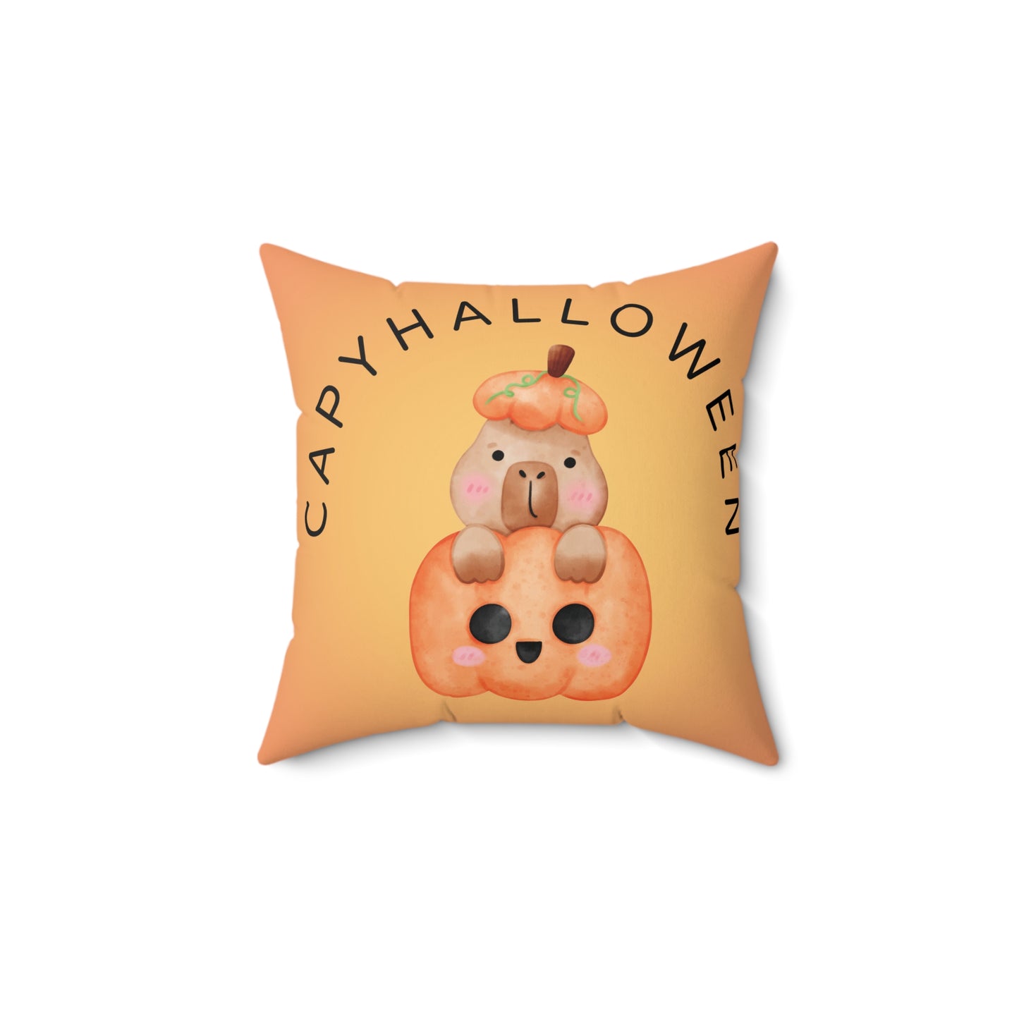 Capy Halloween Pillow, Stylish Decorative Cushion, Cozy Living Room Throw Pillow, Cute Cuddle Cushion, Whimsical Eye-catching Cushion
