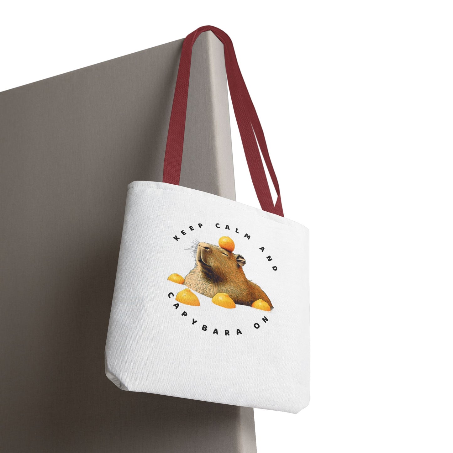 Capybara Tote Bag - Keep Calm and Capybara On