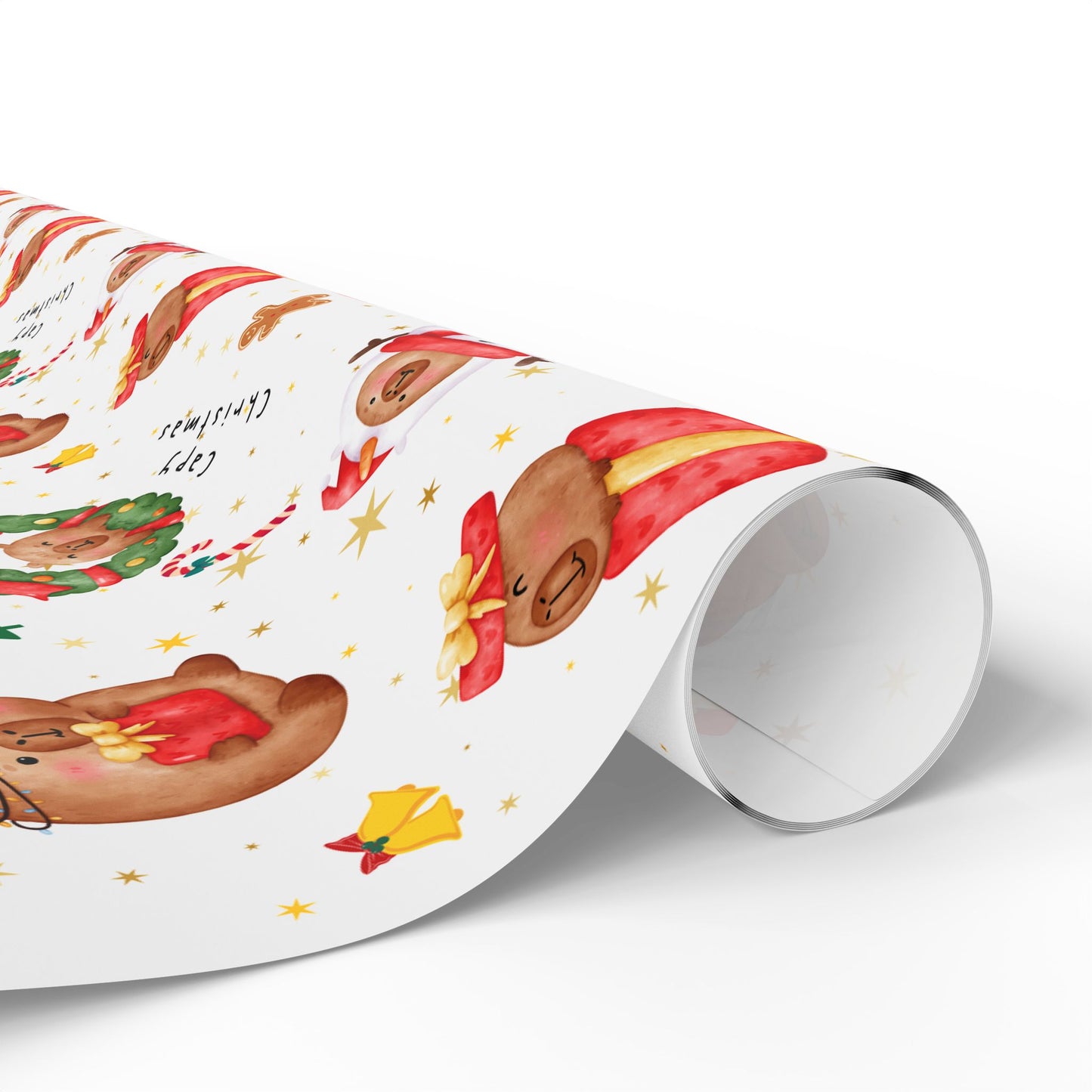 Capybara Christmas Wrapping Paper, Chirstmas Season Wrap, Cute Gift Wrap for Capybara Lovers, Winter Decorating, Party Supplies, Merry Christmas