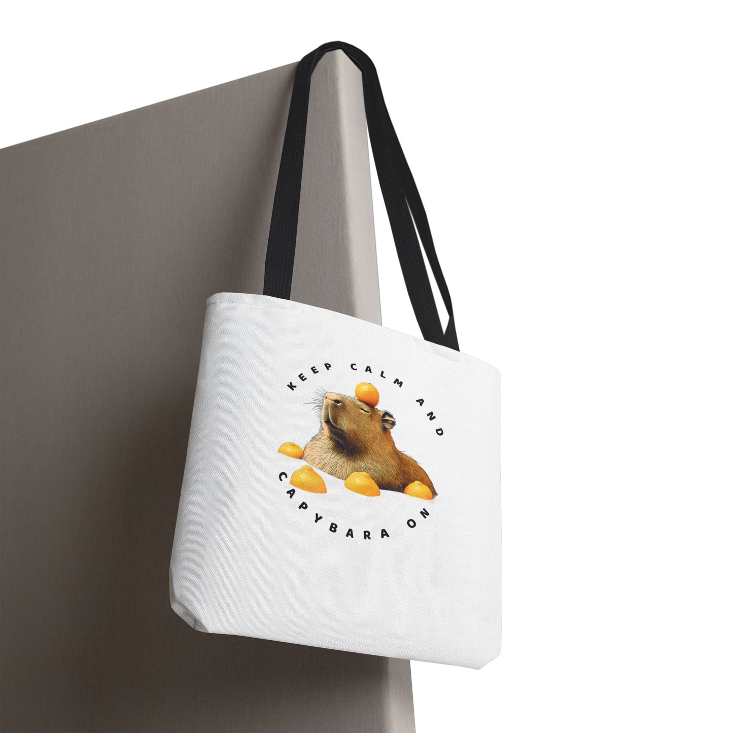Capybara Tote Bag - Keep Calm and Capybara On