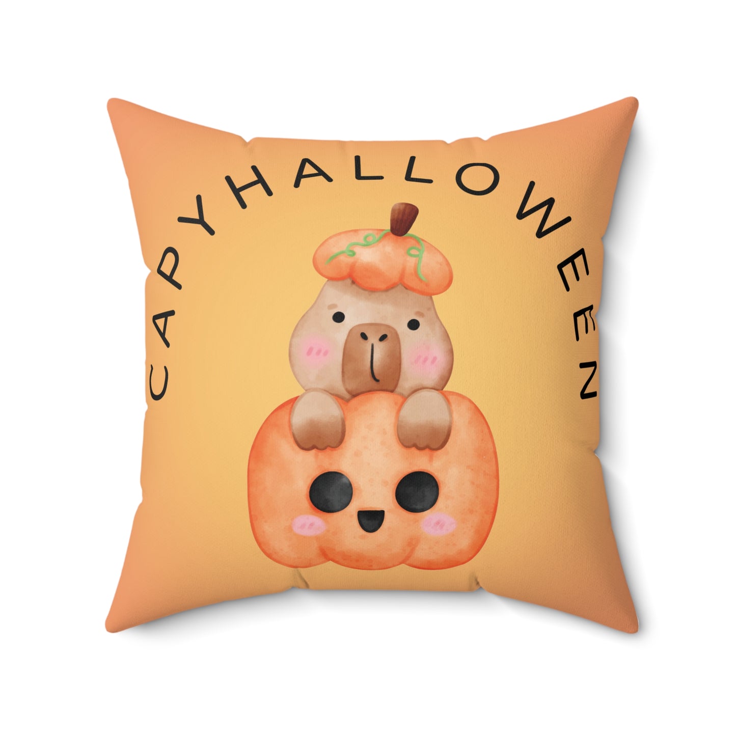 Capy Halloween Pillow, Stylish Decorative Cushion, Cozy Living Room Throw Pillow, Cute Cuddle Cushion, Whimsical Eye-catching Cushion
