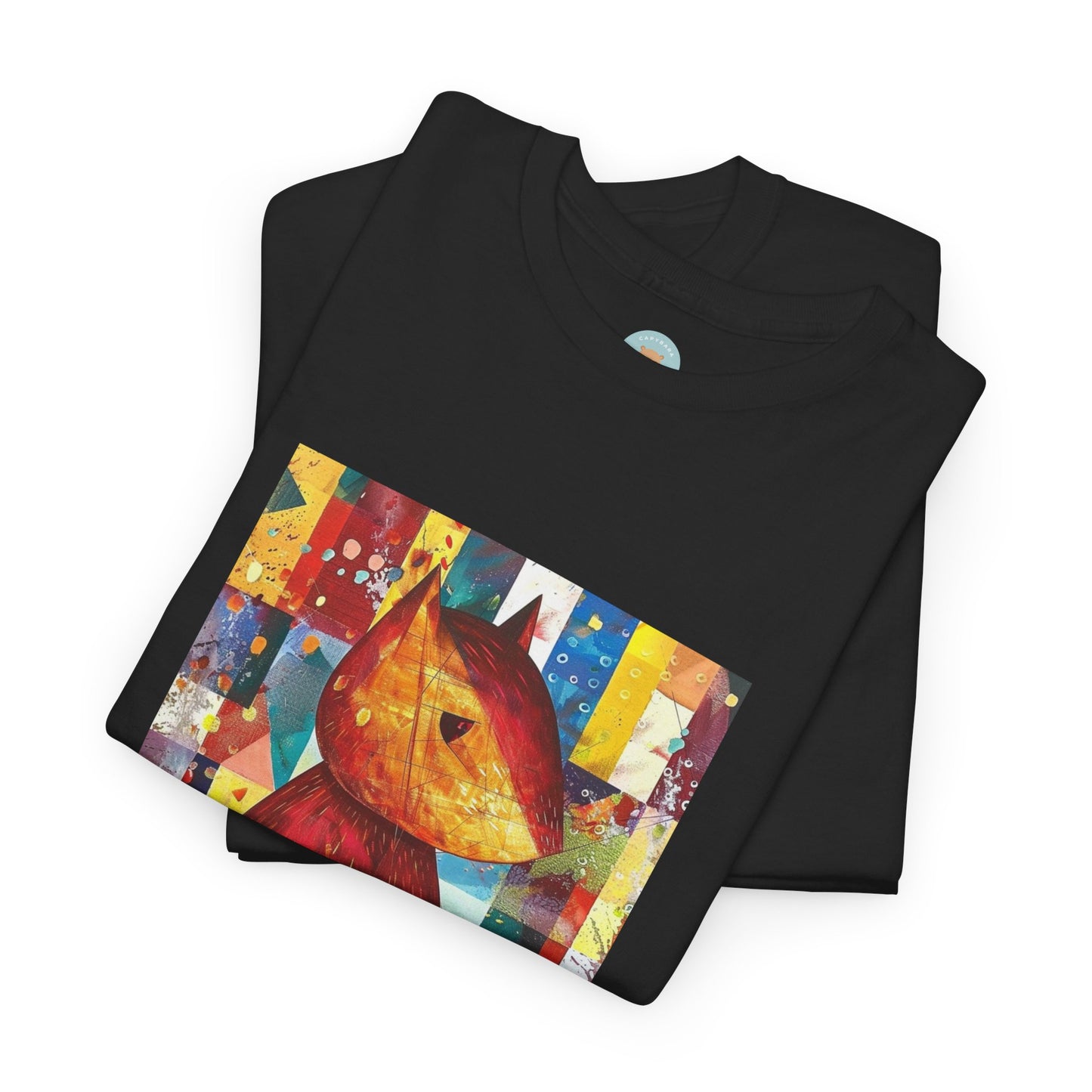 Neo-Capy Cyber Capybara T-Shirt – Futuristic Calm Animal Graphic Tee – Japanese Comic Style Shirt – Chill Vibes Manga Aesthetic