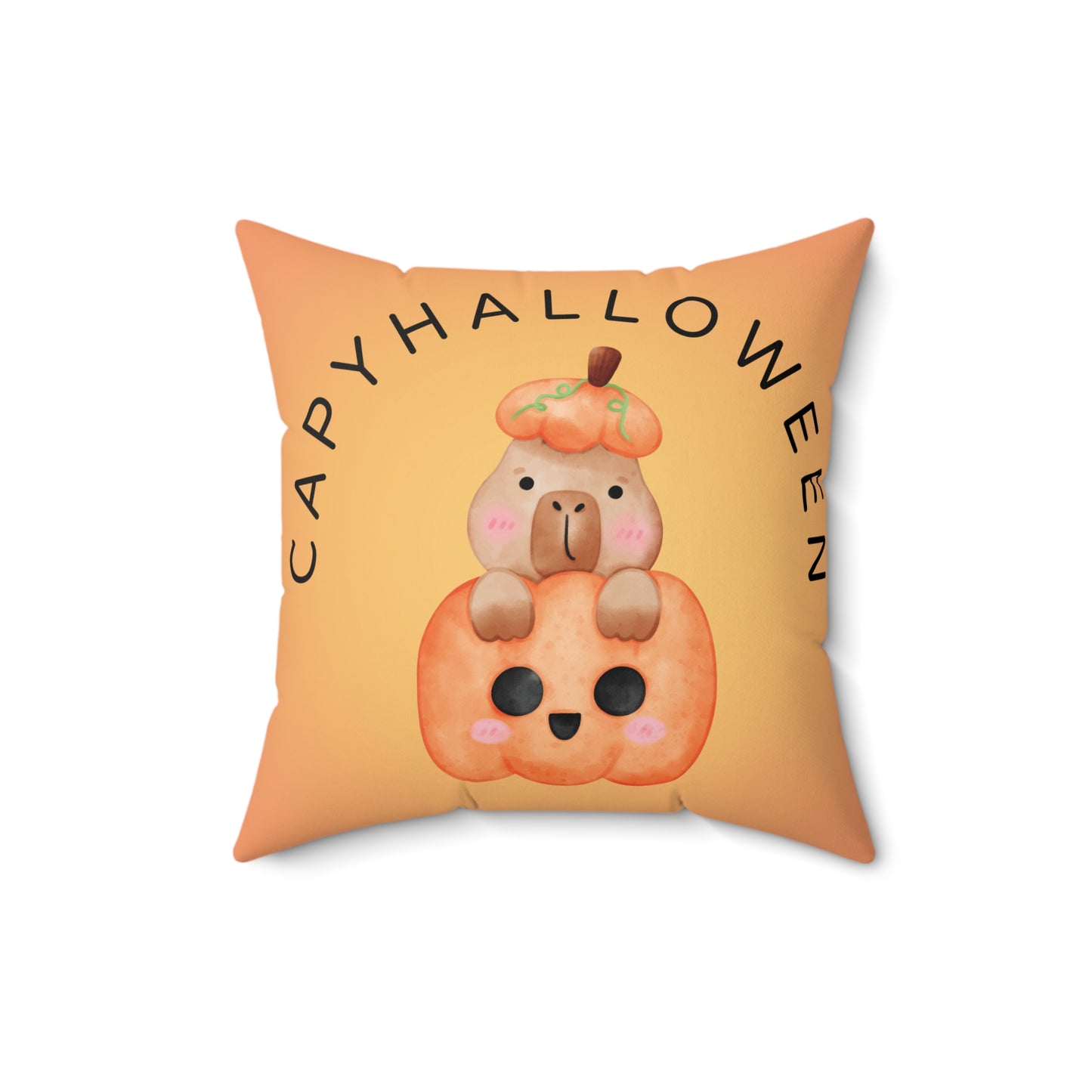 Capy Halloween Pillow, Stylish Decorative Cushion, Cozy Living Room Throw Pillow, Cute Cuddle Cushion, Whimsical Eye-catching Cushion