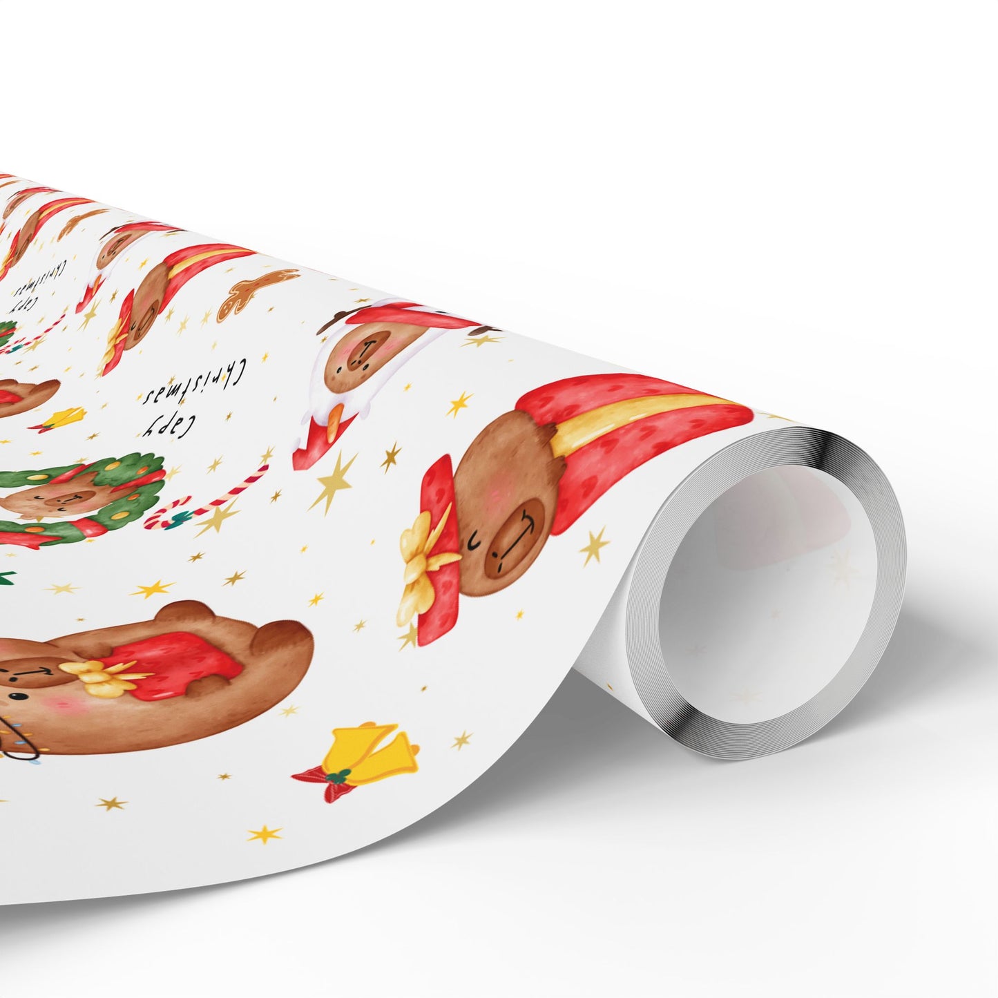 Capybara Christmas Wrapping Paper, Chirstmas Season Wrap, Cute Gift Wrap for Capybara Lovers, Winter Decorating, Party Supplies, Merry Christmas