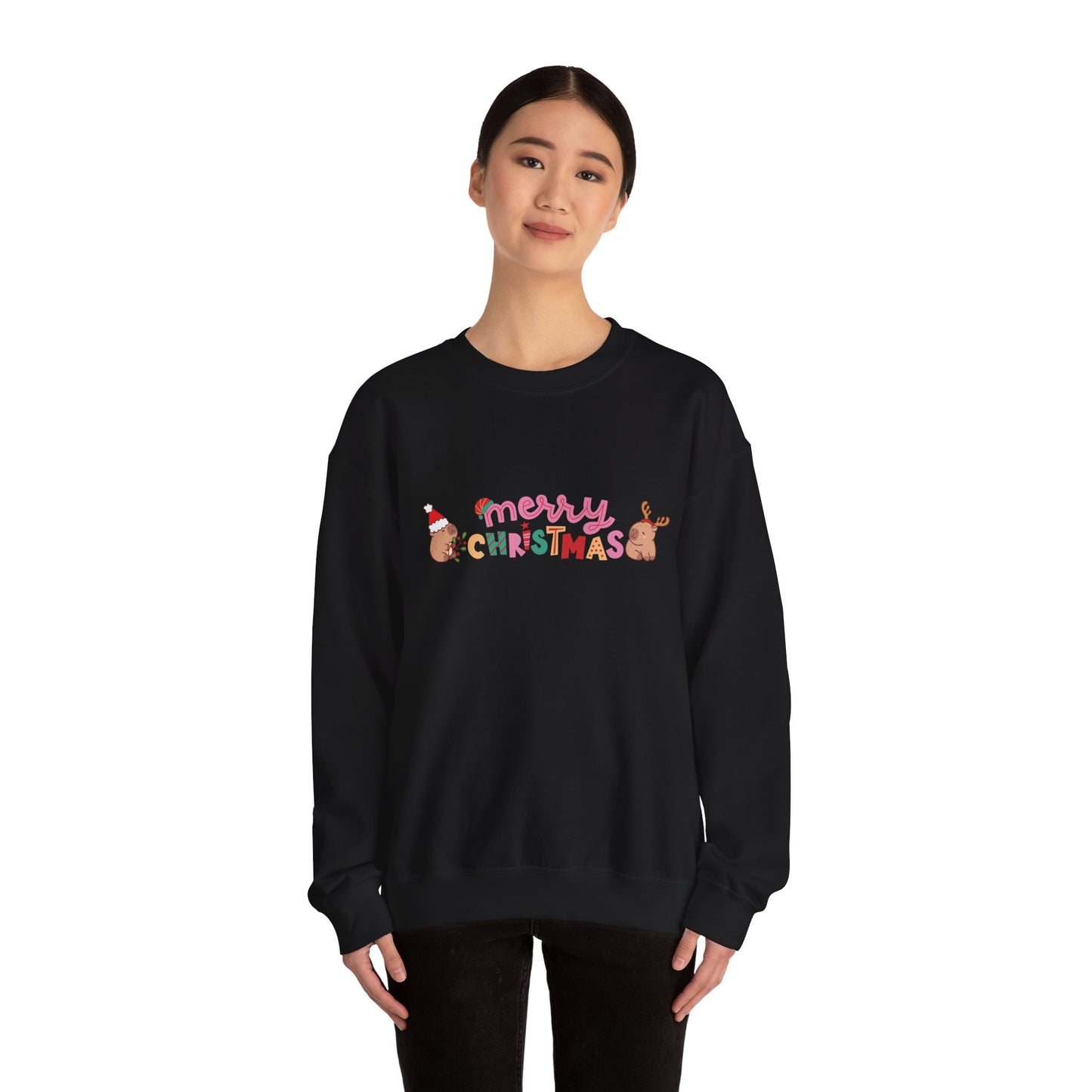 Merry Christmas Capybara Sweatshirt