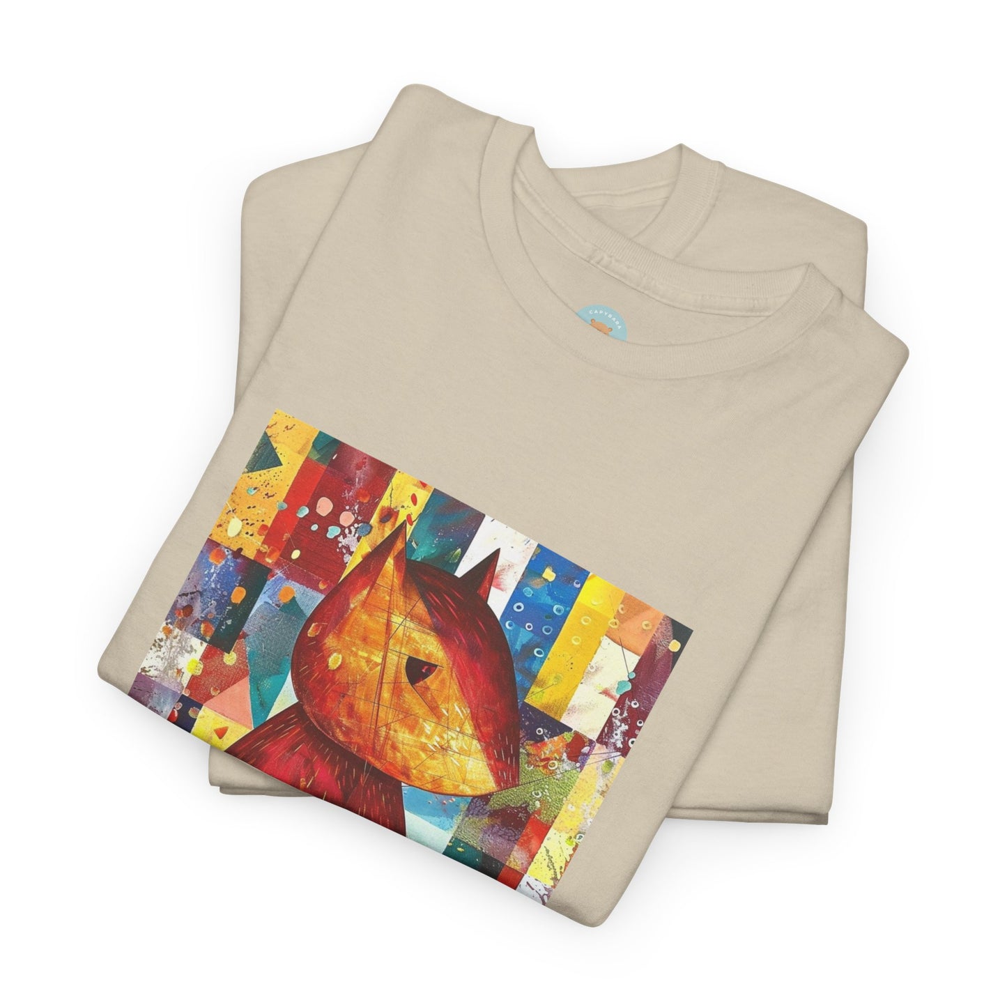 Neo-Capy Cyber Capybara T-Shirt – Futuristic Calm Animal Graphic Tee – Japanese Comic Style Shirt – Chill Vibes Manga Aesthetic