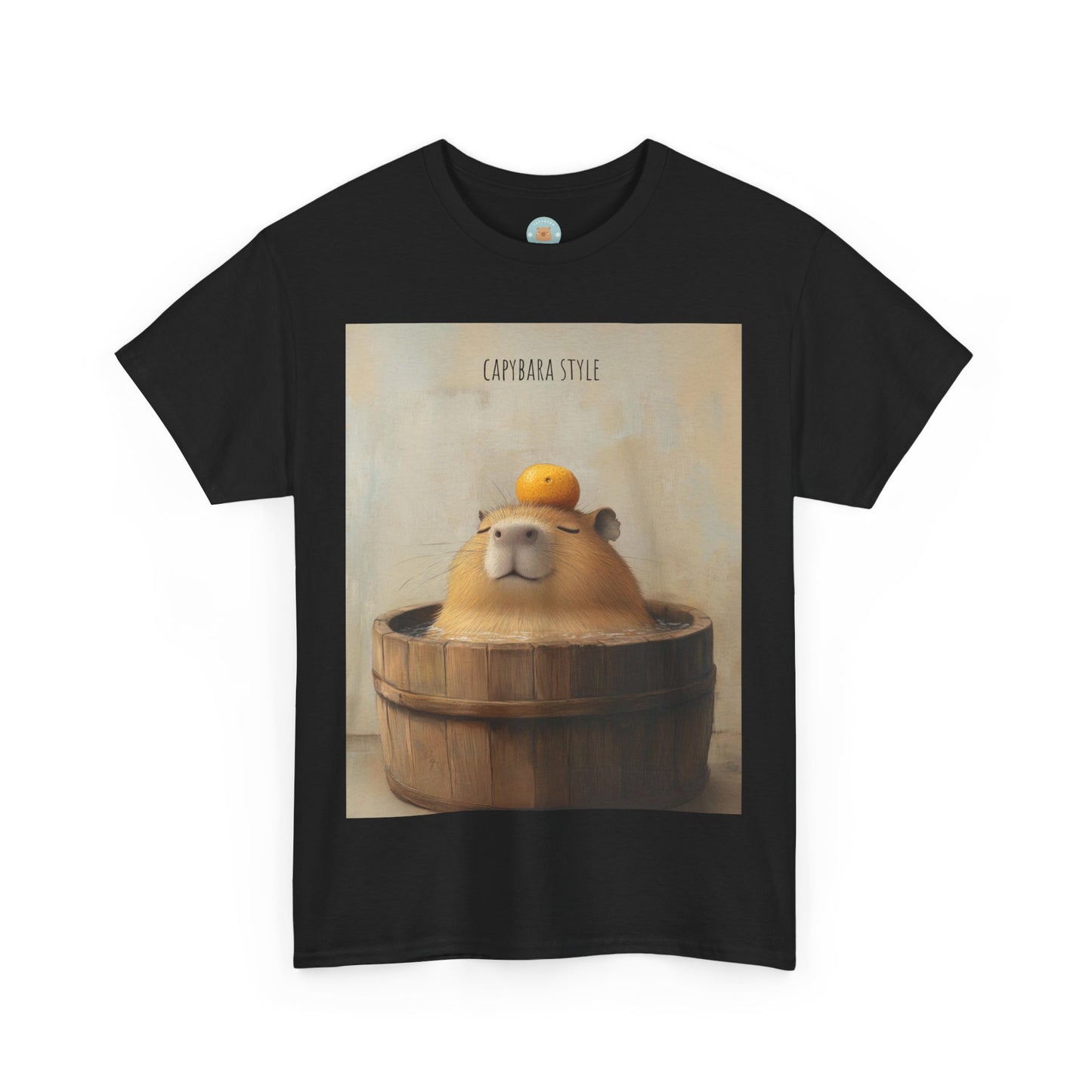 Capybara in the bath - Unisex Tee