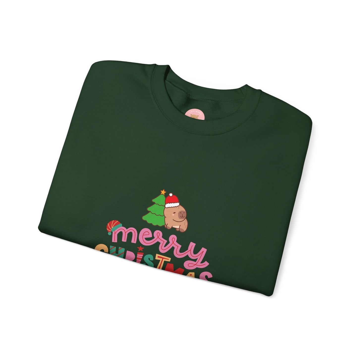 Crewneck Sweatshirt Capybara Christmas Merry Capybara Claus Is Coming To Town