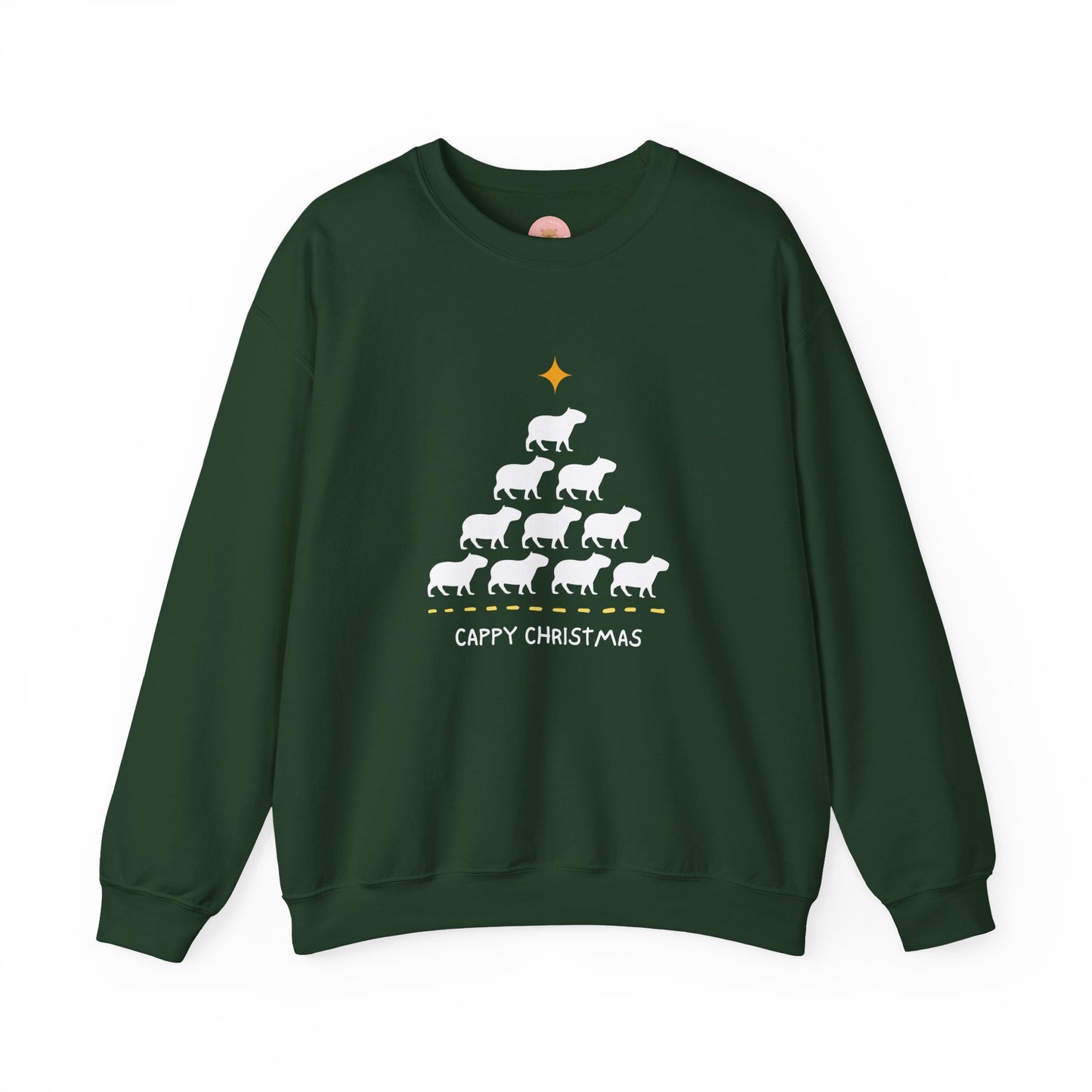 Crewneck Sweatshirt Capybara Christmas Cappy Christmas Funny