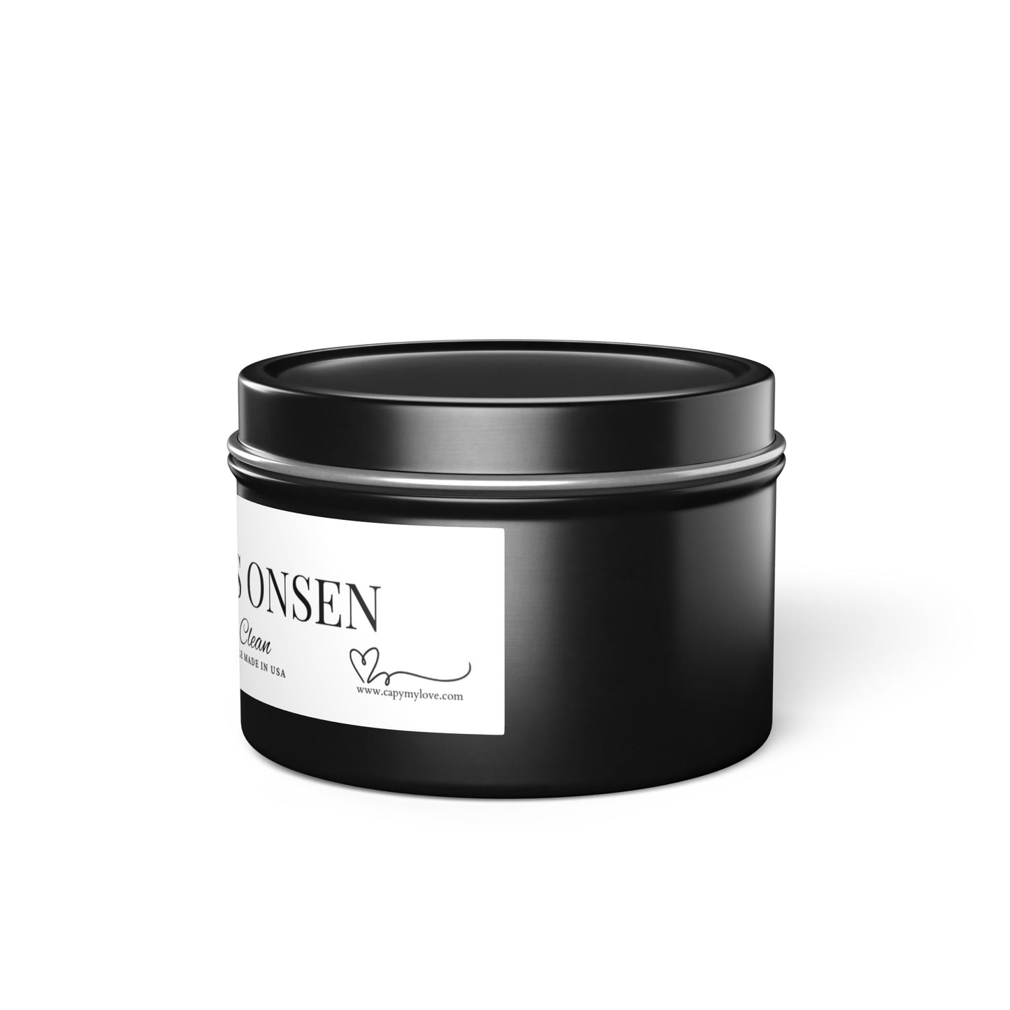 Scented Tin Candles - CAPYBARA’S ONSEN - Your Personal Spa Escape: Light, Breathe, Relax!