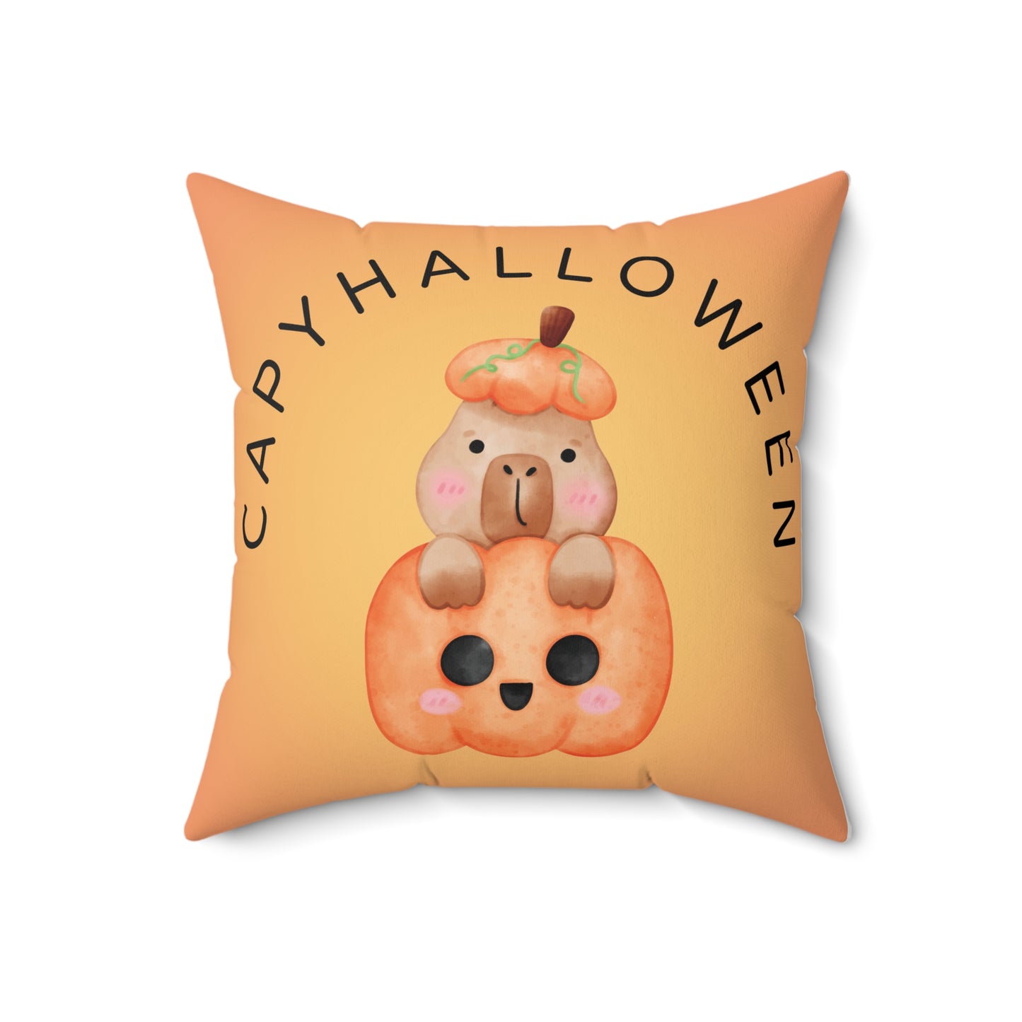 Capy Halloween Pillow, Stylish Decorative Cushion, Cozy Living Room Throw Pillow, Cute Cuddle Cushion, Whimsical Eye-catching Cushion