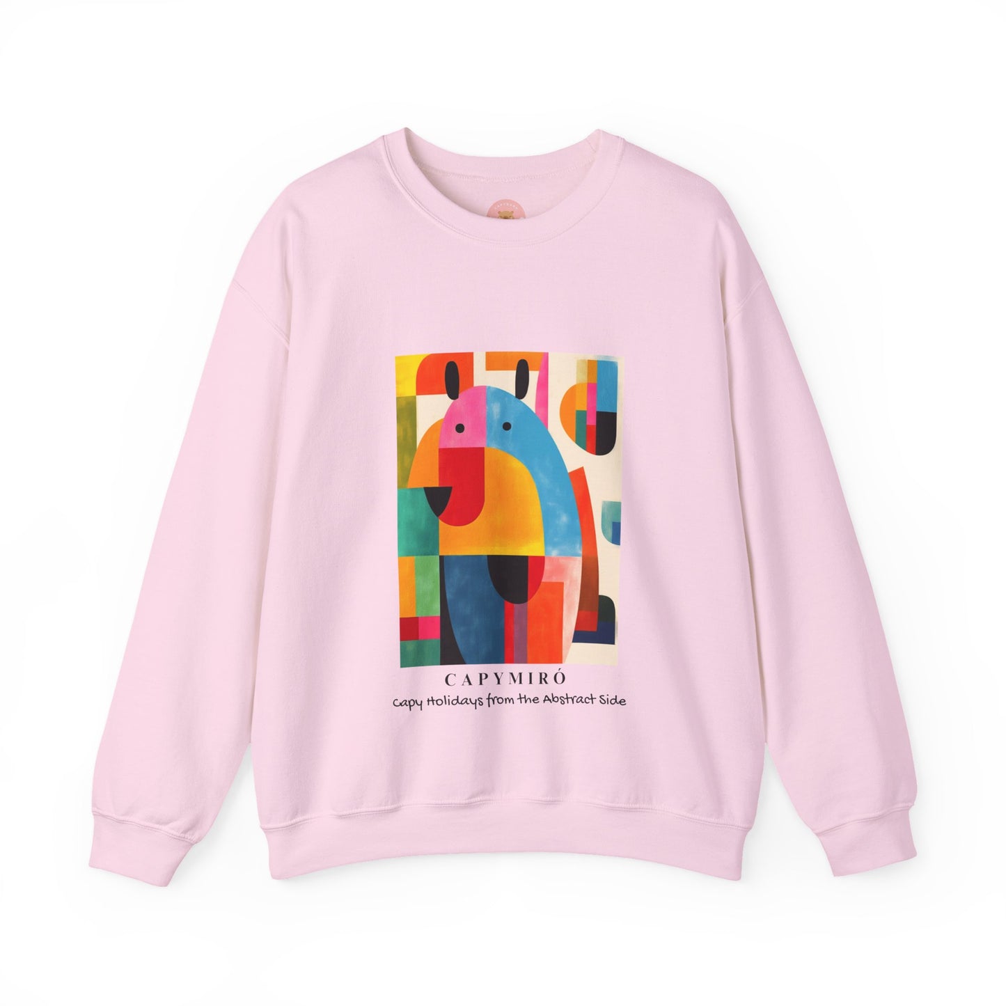 Capybara Christmas Sweatshirt – Funny Surreal Holiday Sweater – Capy Miro Christmas Gift Idea