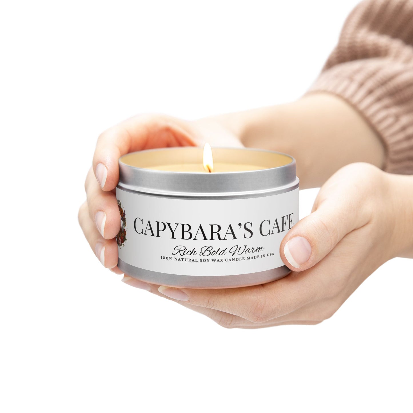 Scented Tin Candles - CAPYBARA’S CAFE - Bring the Coffeehouse Vibes Home!