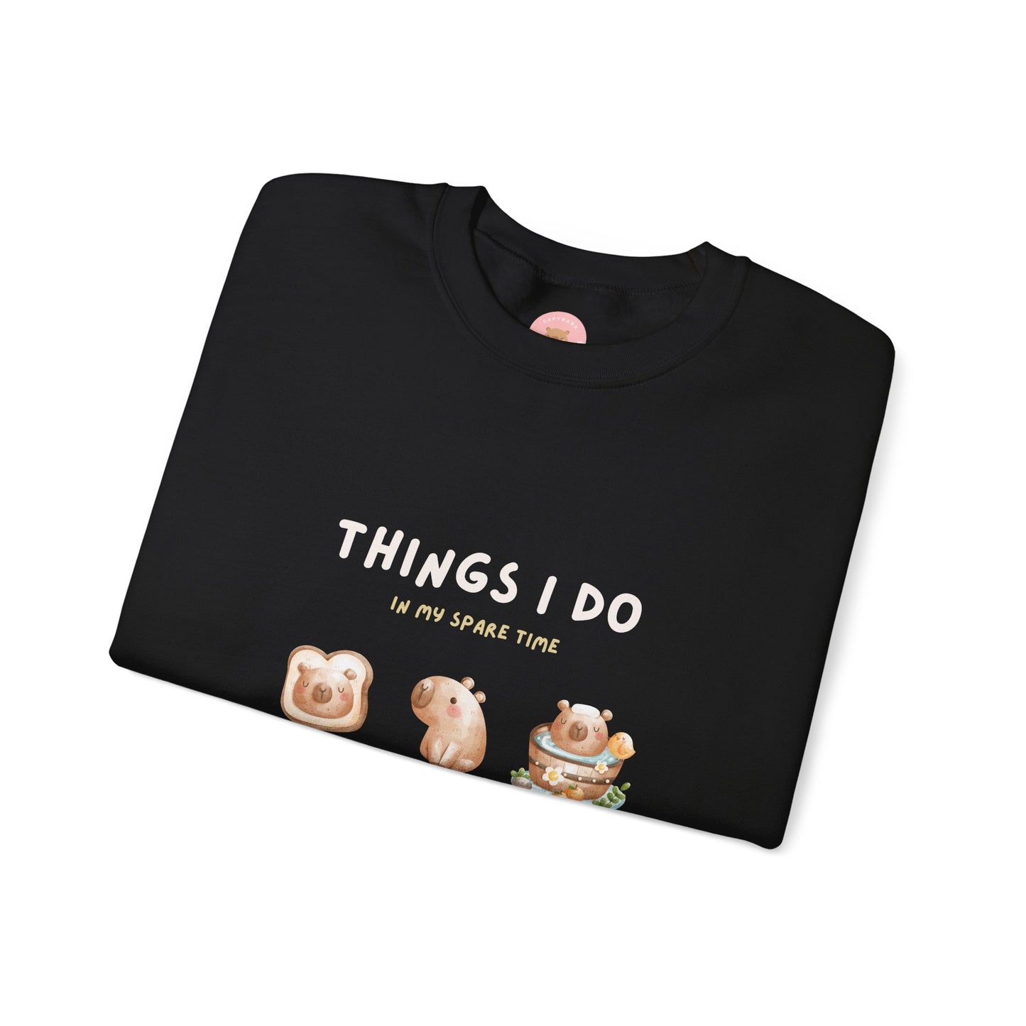 Things I do in my spare time Capybara Sweatshirt