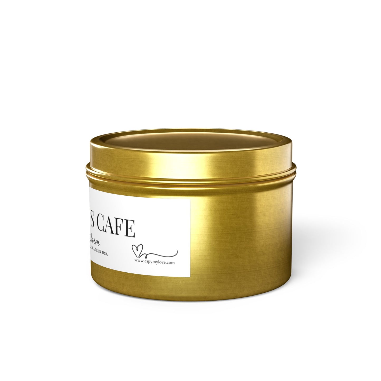 Scented Tin Candles - CAPYBARA’S CAFE - Bring the Coffeehouse Vibes Home!