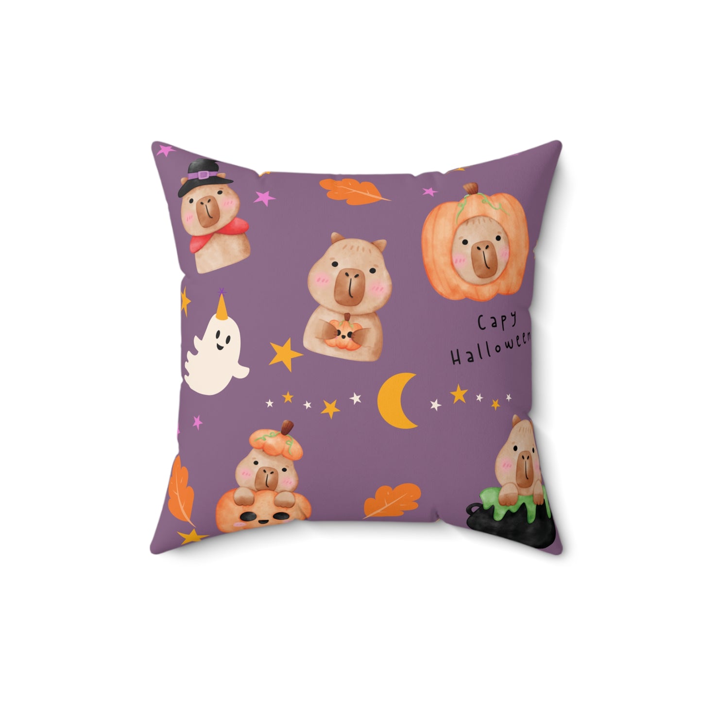 Capy Halloween Pillow, Stylish Decorative Cushion, Cozy Living Room Throw Pillow, Cute Cuddle Cushion, Whimsical Eye-catching Cushion