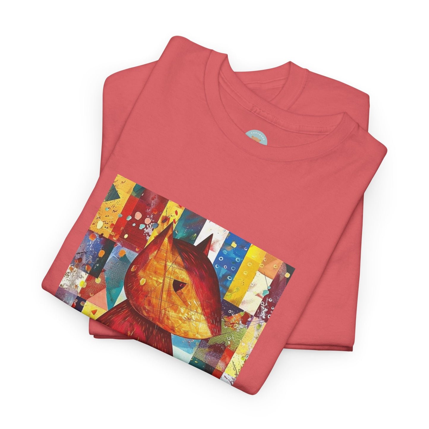 Neo-Capy Cyber Capybara T-Shirt – Futuristic Calm Animal Graphic Tee – Japanese Comic Style Shirt – Chill Vibes Manga Aesthetic