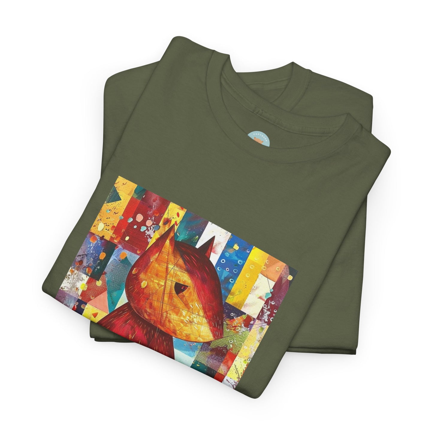 Neo-Capy Cyber Capybara T-Shirt – Futuristic Calm Animal Graphic Tee – Japanese Comic Style Shirt – Chill Vibes Manga Aesthetic