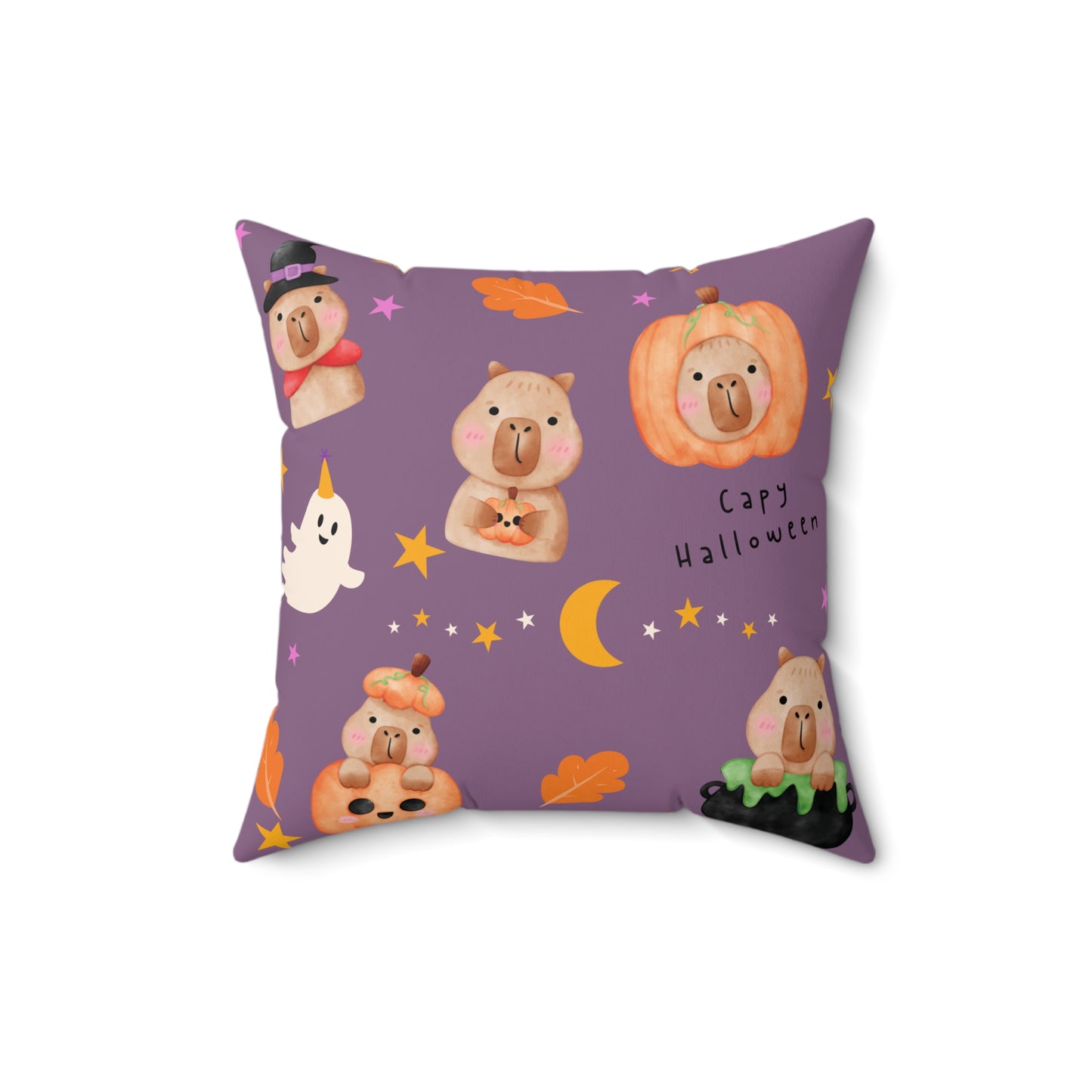 Capy Halloween Pillow, Stylish Decorative Cushion, Cozy Living Room Throw Pillow, Cute Cuddle Cushion, Whimsical Eye-catching Cushion