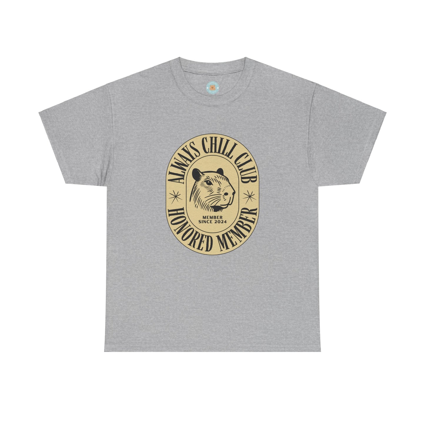 Capybara Chill Club Honored Member T-Shirt