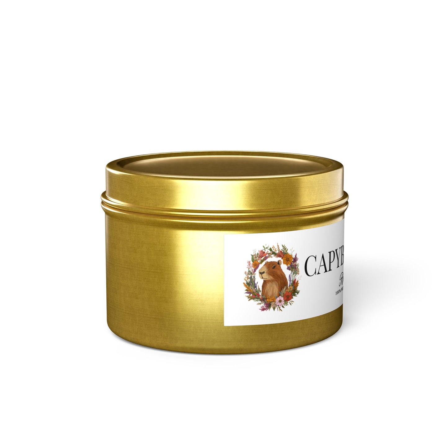 Scented Tin Candles - CAPYBARA’S ONSEN - Your Personal Spa Escape: Light, Breathe, Relax!
