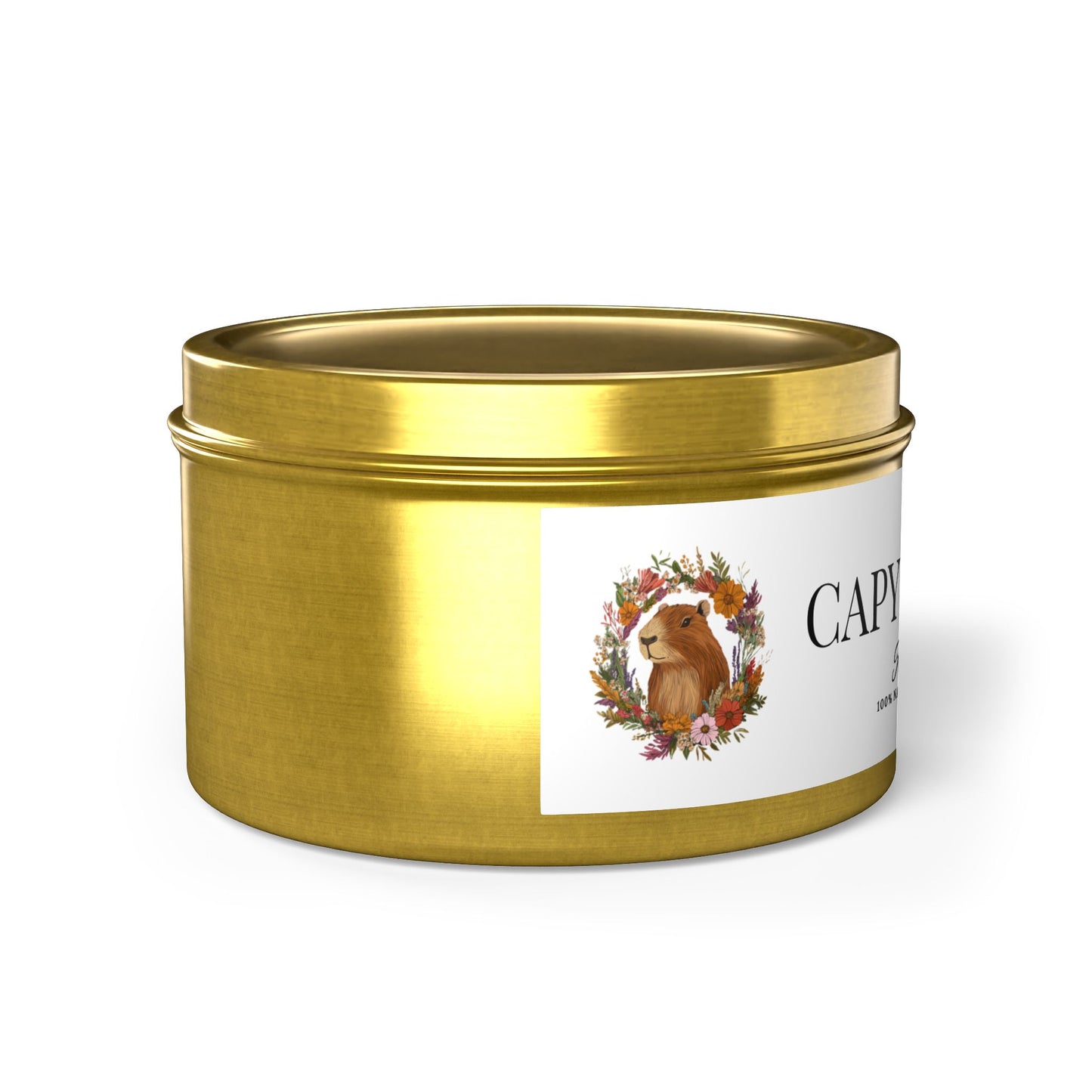 Scented Tin Candles - CAPYBARA’S CAFE - Bring the Coffeehouse Vibes Home!