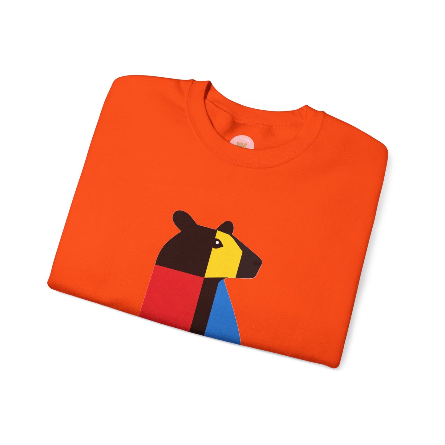 CAPY the Mondrian - Piet Mondrian Inspired Capybara Sweatshirt