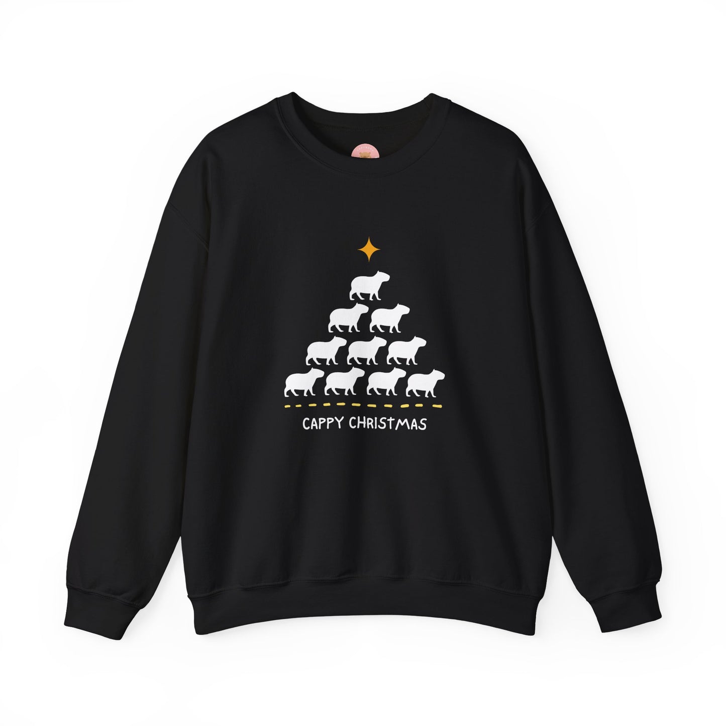 Crewneck Sweatshirt Capybara Christmas Cappy Christmas Funny