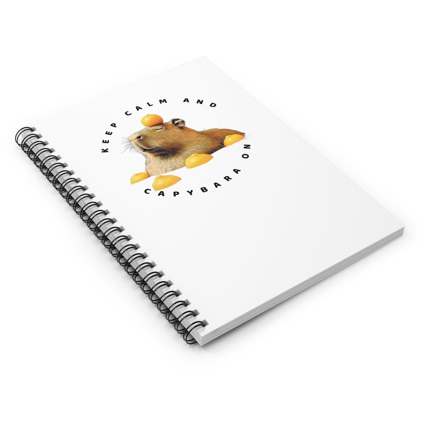 Keep Calm and Capybara On Notebook
