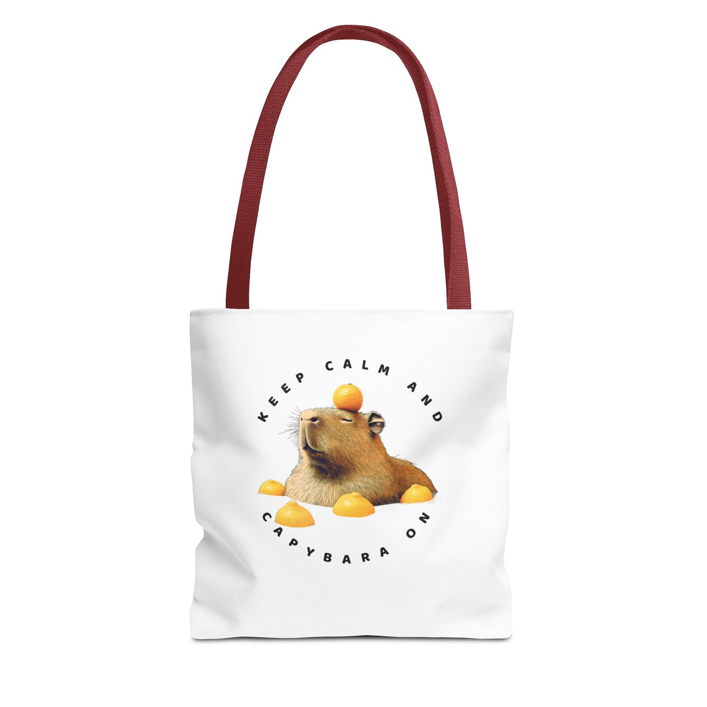 Capybara Tote Bag - Keep Calm and Capybara On