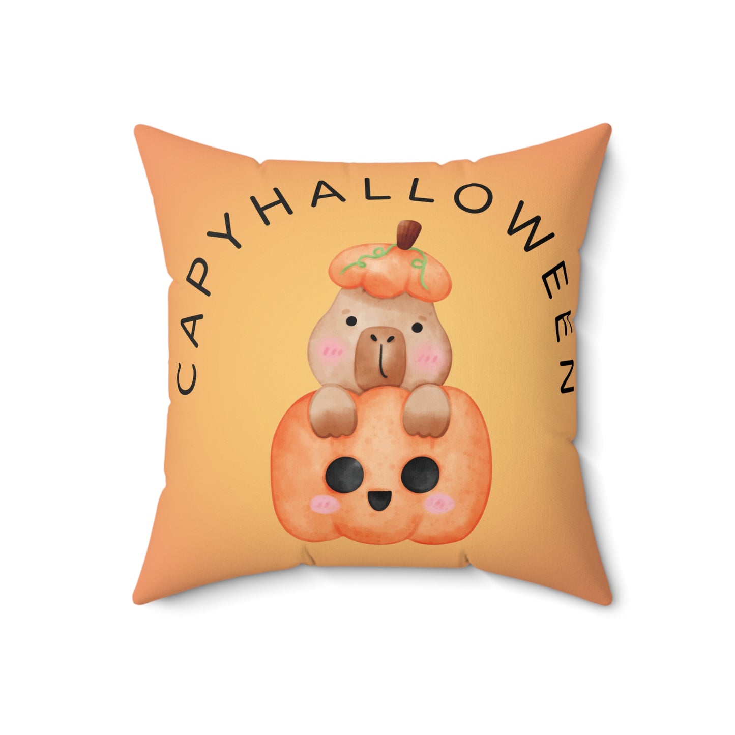 Capy Halloween Pillow, Stylish Decorative Cushion, Cozy Living Room Throw Pillow, Cute Cuddle Cushion, Whimsical Eye-catching Cushion