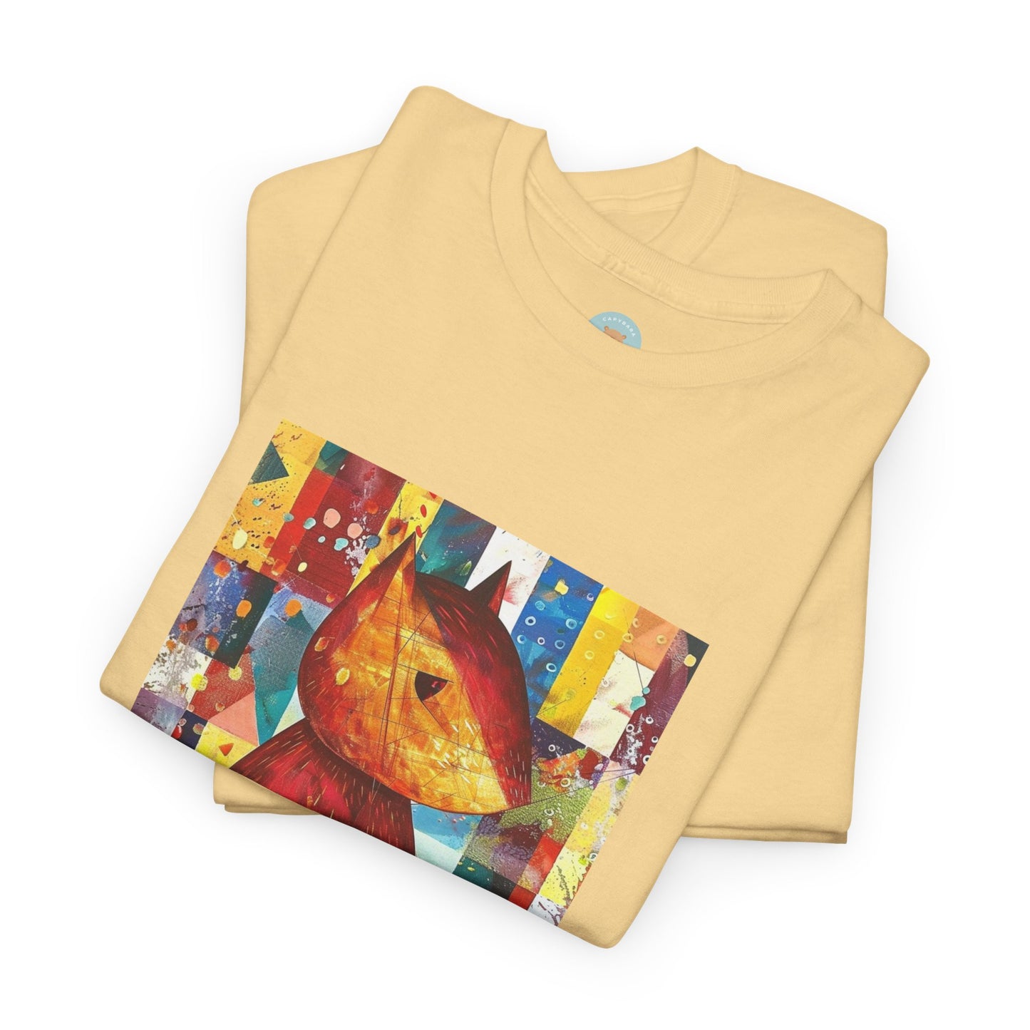 Neo-Capy Cyber Capybara T-Shirt – Futuristic Calm Animal Graphic Tee – Japanese Comic Style Shirt – Chill Vibes Manga Aesthetic