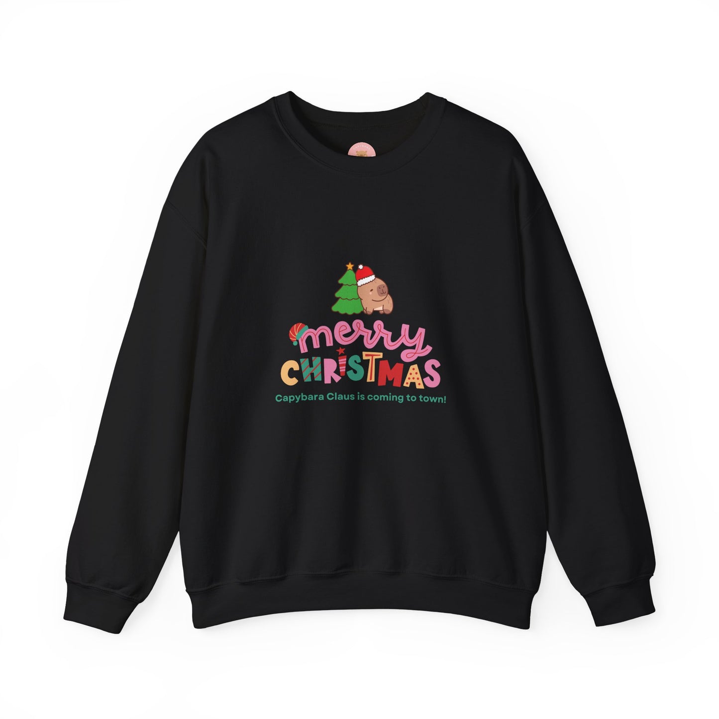 Crewneck Sweatshirt Capybara Christmas Merry Capybara Claus Is Coming To Town